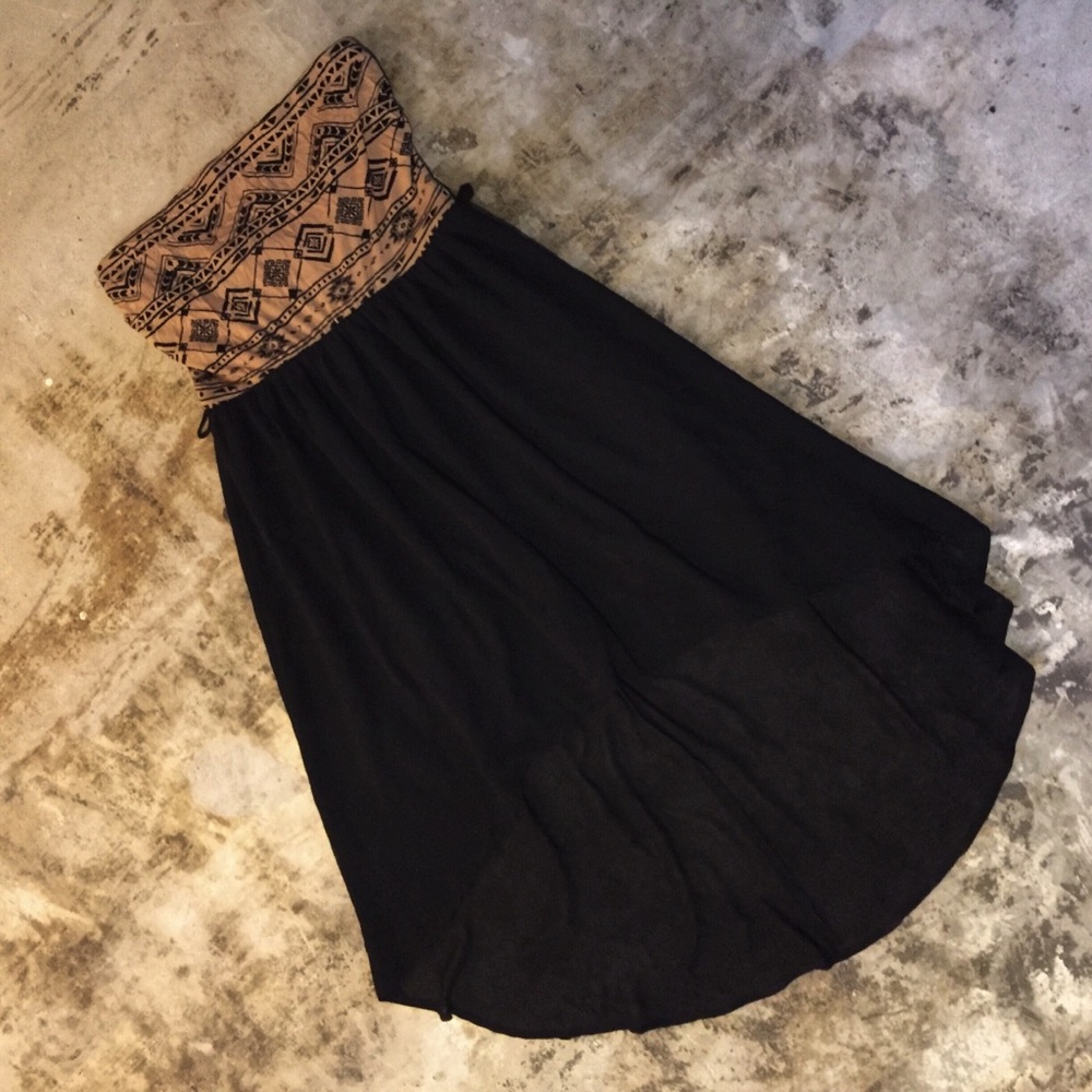 High Low Strapless Dress 2/$30!